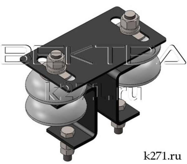 Троллеедержатель для квадратных троллей К268 М