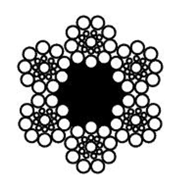 Трос оцинкованный по ГОСТ 3063-80. Трос металлический для растяжек.