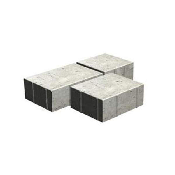 Тротуарная плитка 1П.8 Новый город серая