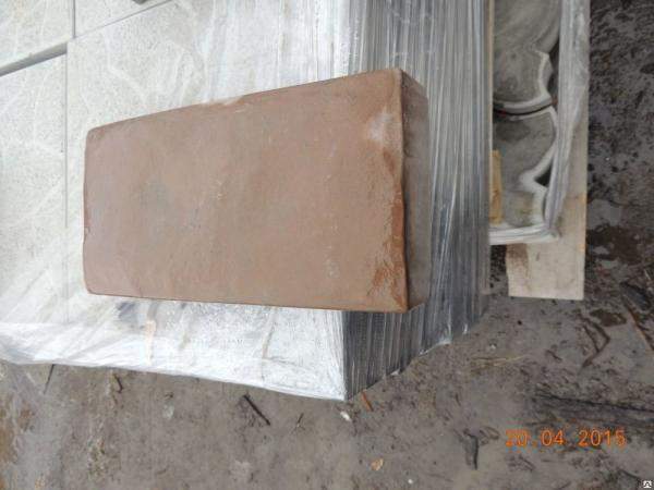 Тротуарная плитка 250х125х55 Английская мостовая коричневая