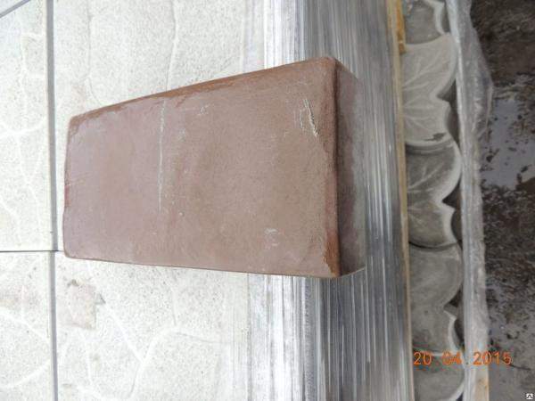 Тротуарная плитка 250х125х55 Английская мостовая светло-коричневая