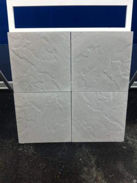 Тротуарная плитка 450х450х50 Сланец серая(5шт=1м.кв.)