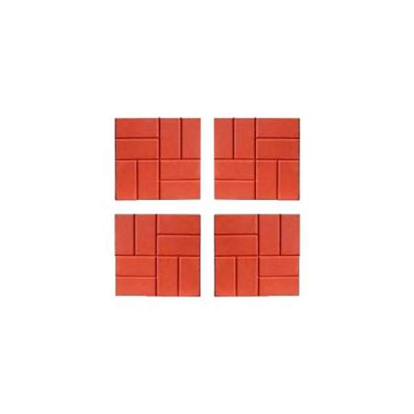 Тротуарная плитка "8 кирпичей" (Расцветка продукции-Цветная)