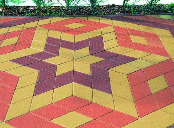 Тротуарная плитка, бордюр