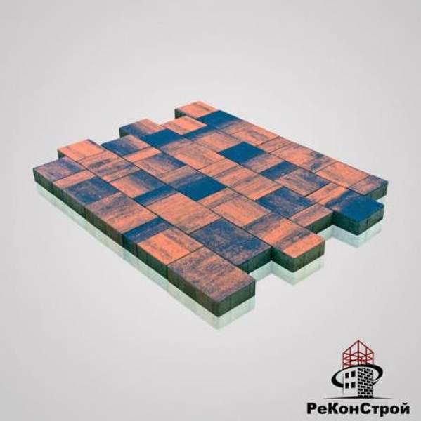 Тротуарная плитка BRAER, Ландхаус, Color Mix 5 Техас