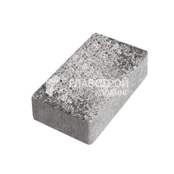 Тротуарная плитка «Брусчатка», антрацит, 10 см