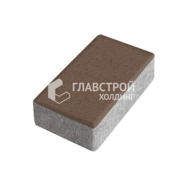 Тротуарная плитка «Брусчатка», коричневая, 8 см