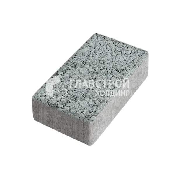 Тротуарная плитка «Брусчатка», серая, с имитацией гранита, 10 см