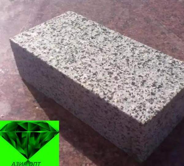 Тротуарная плитка гранитная 200х100х30 | Гранит G3762 Роки Грей