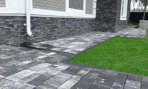 Тротуарная плитка Инсбрук Тироль Color MIX, гладкая