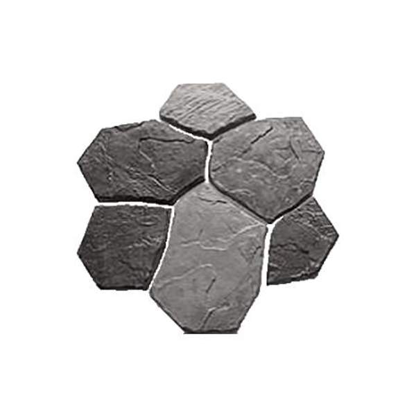 Тротуарная плитка "Каменная роза" (Расцветка продукции-Серая)