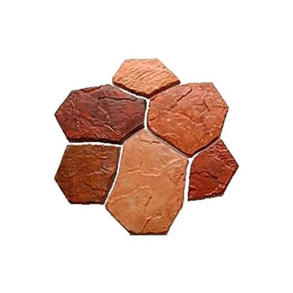 Тротуарная плитка "Каменная роза" (Расцветка продукции-Цветная)