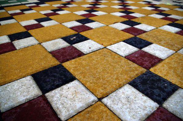 Тротуарная плитка Квадрат большой MonoColor, гладкая