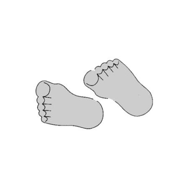 Тротуарная плитка "Стопы"