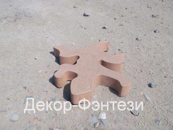 Тротуарная плитка «Ящерка»