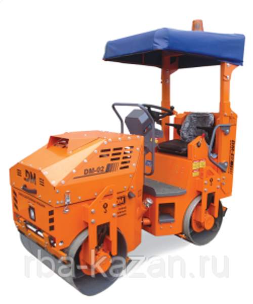Тротуарный двухвальцовый вибрационный каток DM-02-VD