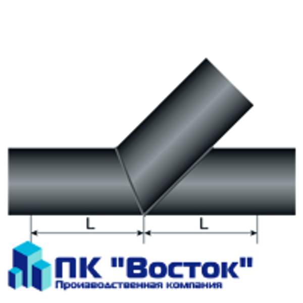 Тройник 45-60 пнд SDR 17 Ду 315 мм сварной вода