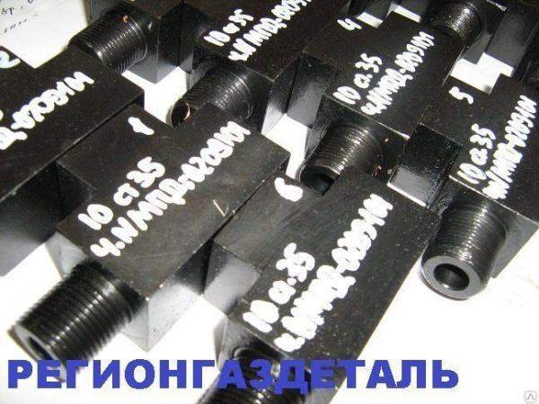 Тройник бесшовный 10 ст.35 по чертежу