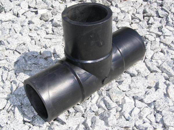 Тройник литой 160 мм ПЭ100 SDR11 (равнопроходной)