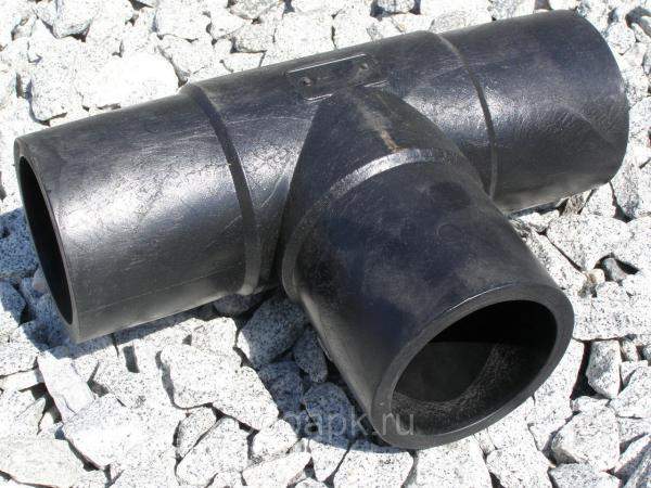 Тройник литой 63 мм ПЭ100 SDR11 (равнопроходной)