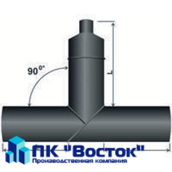 Тройник переходной 315*225 пнд SDR 17 сварной вода
