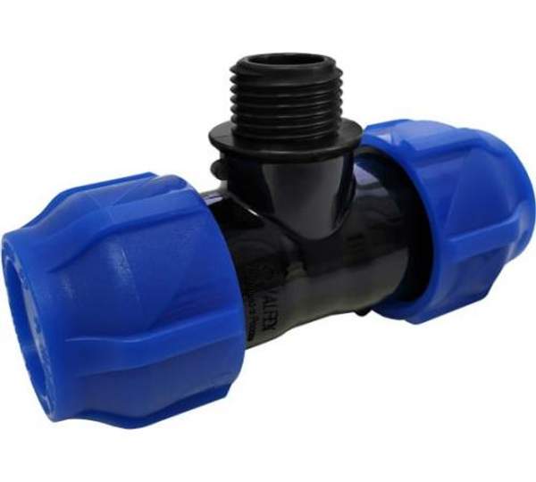 Тройник ПНД VALFEX 25х 3/4"х25 НР (15/60) 1210022503425