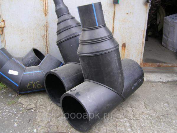 Тройник сварной 400х225х400 мм ПЭ100 SDR17 (неравнопроходной)