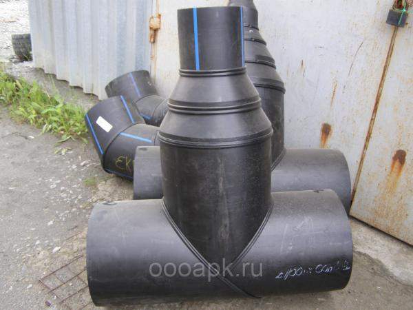 Тройник сварной 800 мм ПЭ100 SDR11 (равнопроходной)