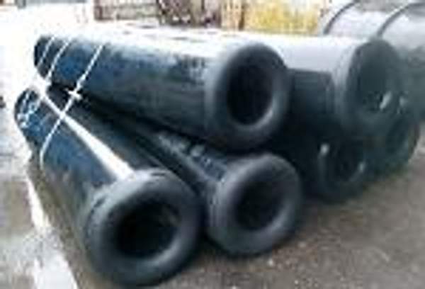 Труба отбойная морозоустойчивая Ф400х200х2000 М отбойное устройство (-50 С