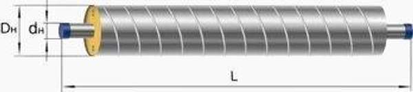 Труба в ППУ изоляции в оцинкованной оболочке