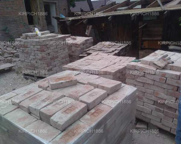 Царский кирпич ручной формовки под состаренный лофт кирпич 18-19 века
