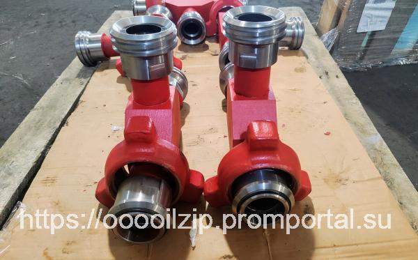 Цена производителя - Тройник НКТ с БРС-2 АФНИ.08.00.000 купить Переходник АФНИ СИН ИПК Крестовины Угольник кованный НКТ 73 НКТ 89 ЭЛМ Тройник фланцевый куб Патрубки