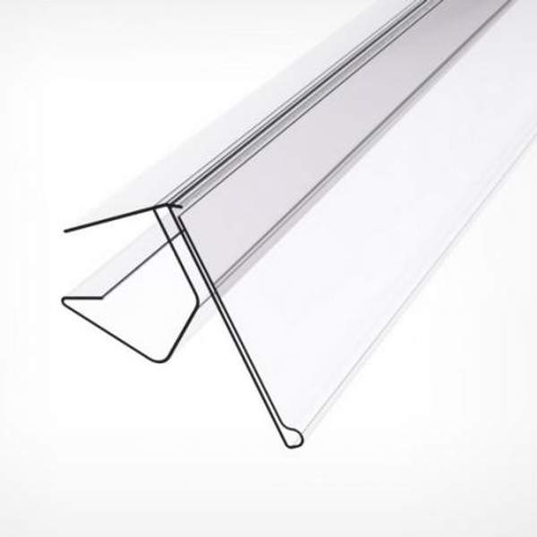 Ценникодержатель полочный ANT39 длина 1250 мм, цвет прозрачный