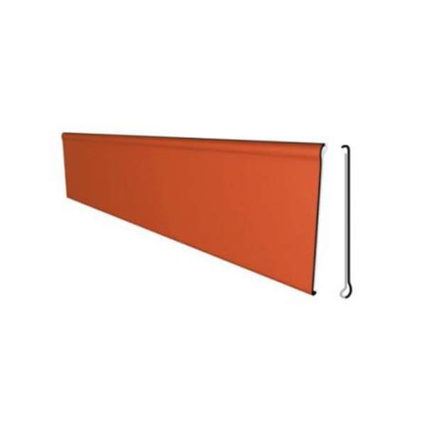 Ценникодержатель полочный самоклеющийся DBR39 длина 1000 мм, высота 39мм, цвет оранжевый