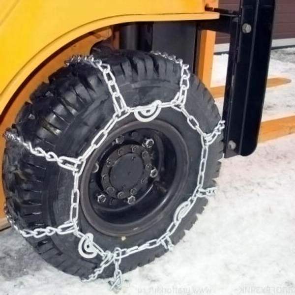 Цепь противоскольжения шипованная для погрузчиков 26,5-25