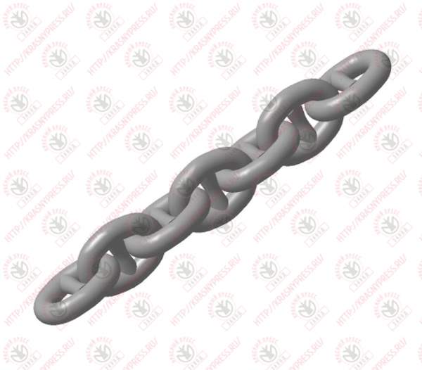 Цепь якорная калибра от 16 до 34