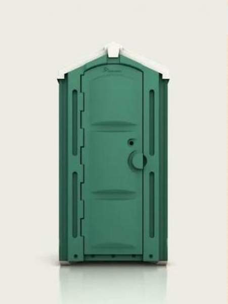 Туалетные кабины "Стандарт" зеленого цвета