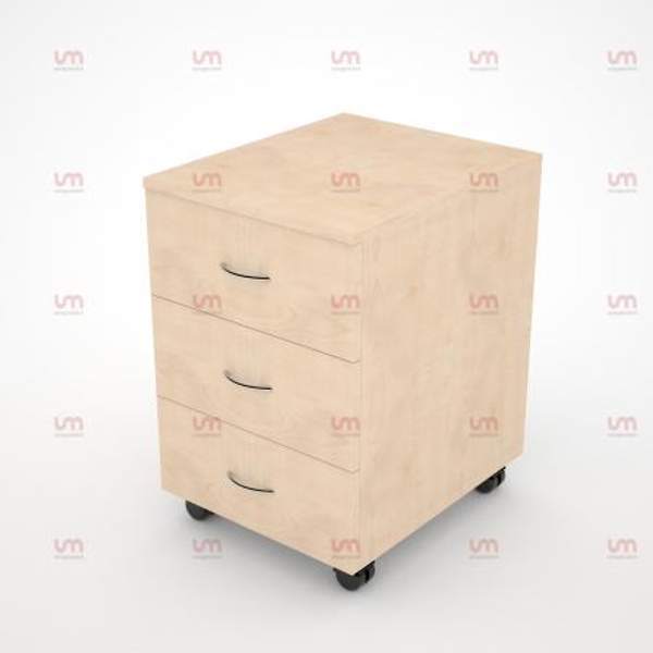 Тумба мобильная на 3 ящика ЭТМ