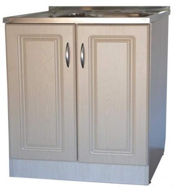 Тумба под мойку SMIR 800х600мм белёный дуб код A002648