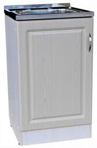 Тумба под мойку SMIR левая 500х500мм белёный дуб код A002634