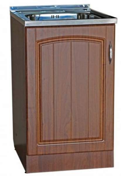 Тумба под мойку SMIR левая 500х500мм итальянский орех код A002632