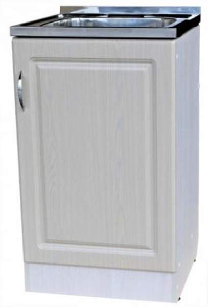 Тумба под мойку SMIR правая 500х400мм белёный дуб код A002629