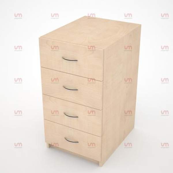 Тумба встроенная на 4 ящика ЭТВ