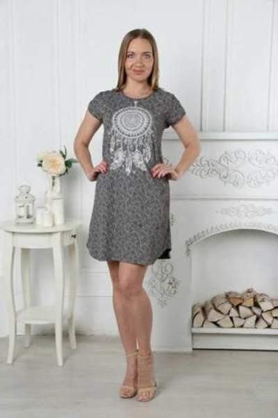 Туника женская Перо черный