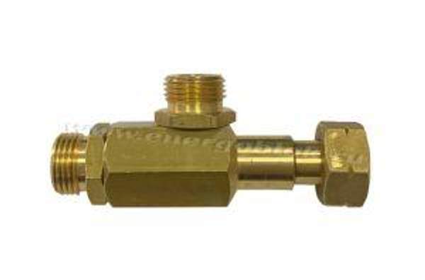 Удлиненный тройник для рампы с клапаном