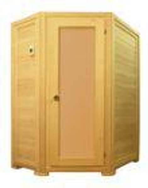 Угловая трехместная инфракрасная сауна (1400/1400/2000)(керамика)