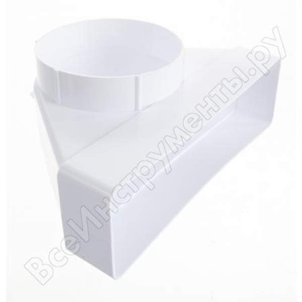 Угловой соединитель плоского воздуховода с фланцем воздухораспределителя ERA 620СК10ФП