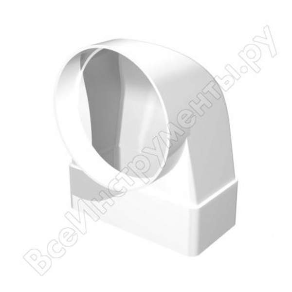 Угловой соединитель плоского воздуховода с фланцем воздухораспределителя ERA 620СК16ФП