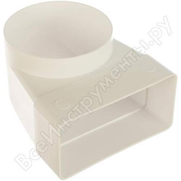 Угловой соединитель плоского воздуховода с круглым ERA 612СК10КП