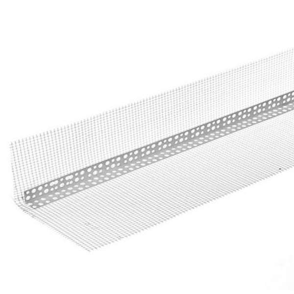 Угол ПВХ перф. с сеткой, 3м